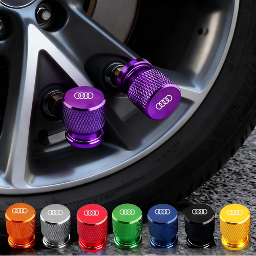 奥迪轮胎气门嘴帽A3A4L A6L Q3Q5L A5A7A8L Q7Q8气门芯帽汽车用品