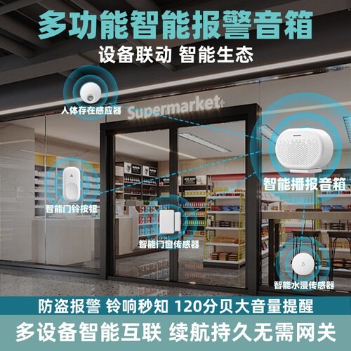 智能四合一多功能传感报警器