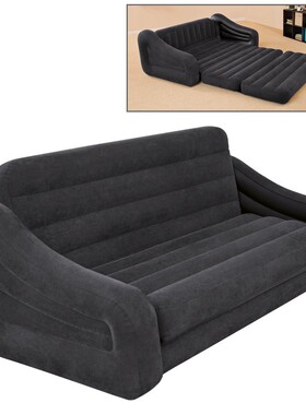 INTEX懒人充气沙发加厚家用双人便携沙发床靠背床垫加大气垫床椅