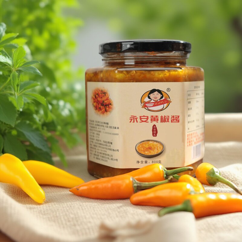 蒜蓉沙县低脂手工商用永安黄椒图片