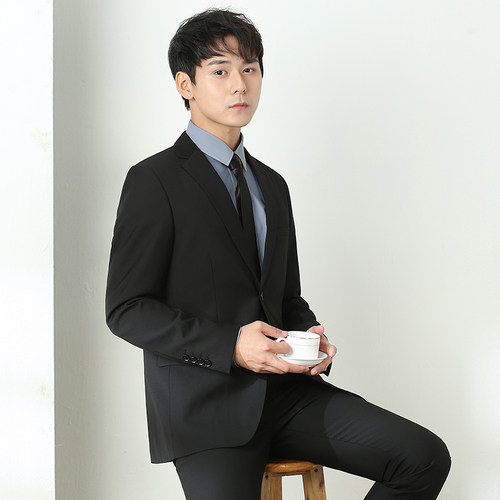 面试西装套装上班男士工作服