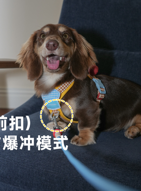 Tuffhound它愿胸背狗狗牵引绳小型犬防爆冲小狗胸背带背心式狗绳
