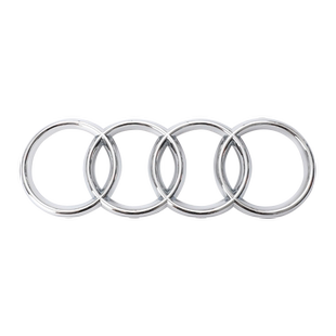 奥迪A4L改装RS4黑色车标 S3四环前标sline侧标S4运动尾标原厂材质