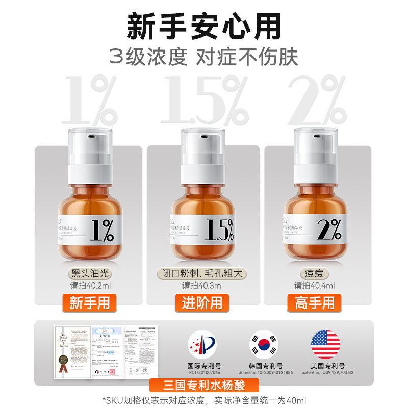 分浓度水杨酸中大研发