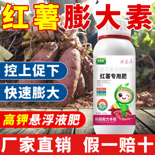 红薯控旺膨大素土豆马铃薯地瓜地下猛长根茎专用膨大剂高产专用肥