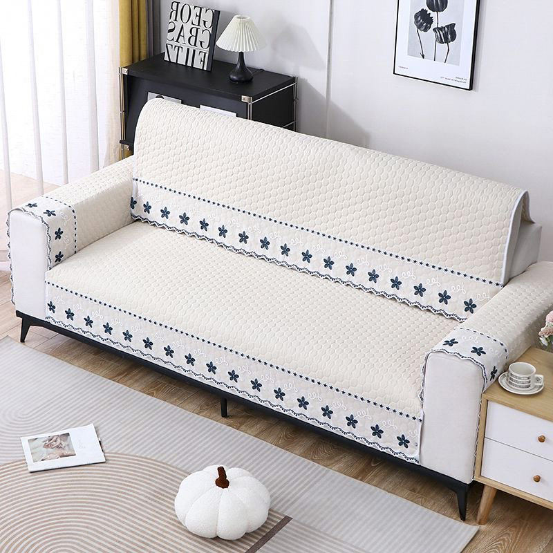 直排沙发垫四季通用沙发套罩防滑坐垫单双人三人四人位靠背盖布巾