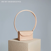 IRI A small minority designer Female bag environmental protection PU Small Special shaped bag The single shoulder bag ring Handbag Texture Armpit