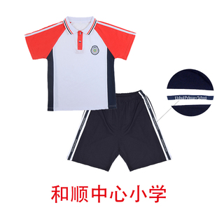 校服佛山市小学生校服南海区里水镇和顺中心小学校服新款学生专拍