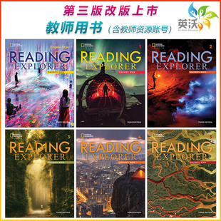 第三版reading explorer F12345 全英文教师书含教师资源账号 美国国家地理 英语阅读教材 Reading Explorer 原版进口