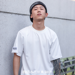 SHOCKSCREAM | 速干纯T 原创欧码BBOY街舞潮牌小领口旋转衣冰丝