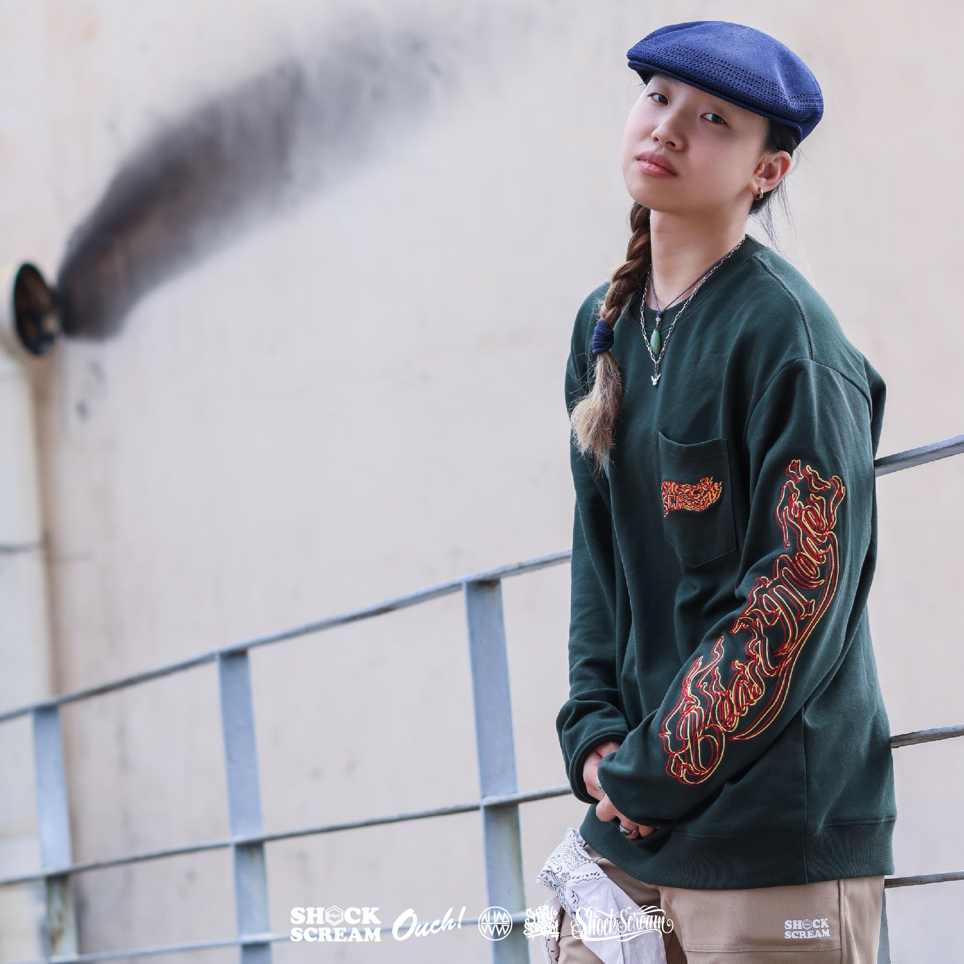 SHOCKSCREAM嘻哈卫衣重磅毛圈