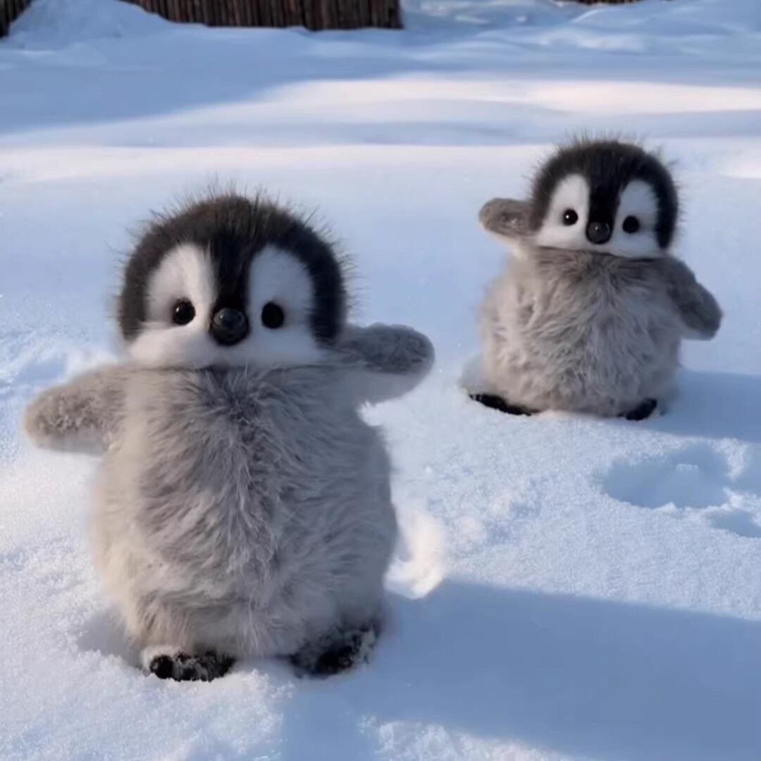 可爱企鹅毛绒玩具仿真小企鹅公仔抱枕玩偶布娃娃儿童