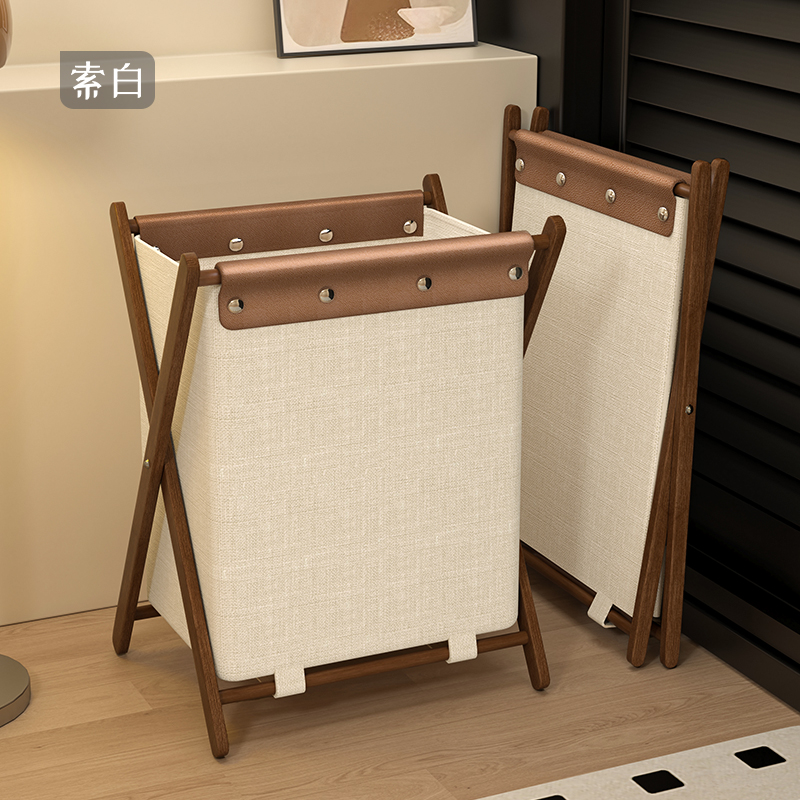 中古风脏衣篓脏衣服收纳筐可折叠