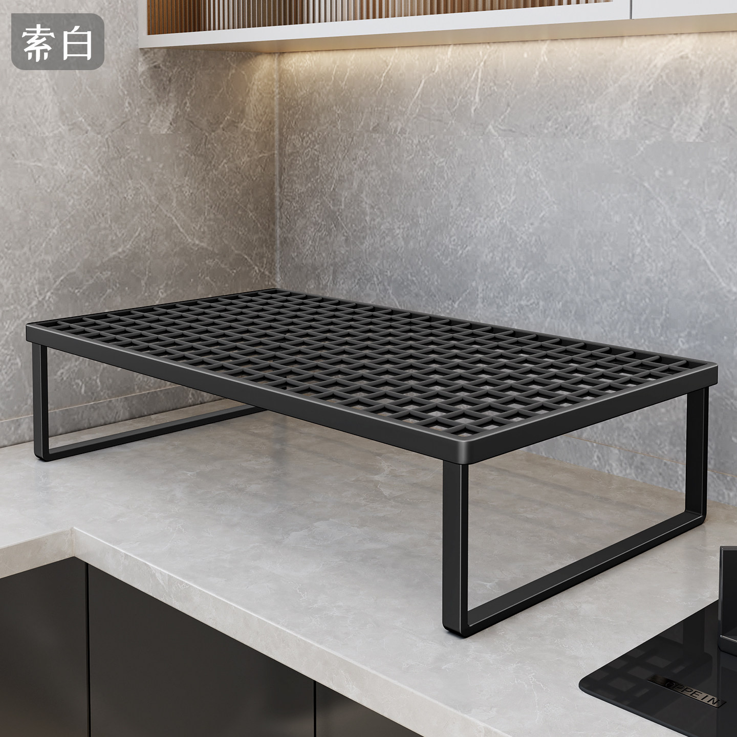 厨房橱柜内置物架台面隔板分层架