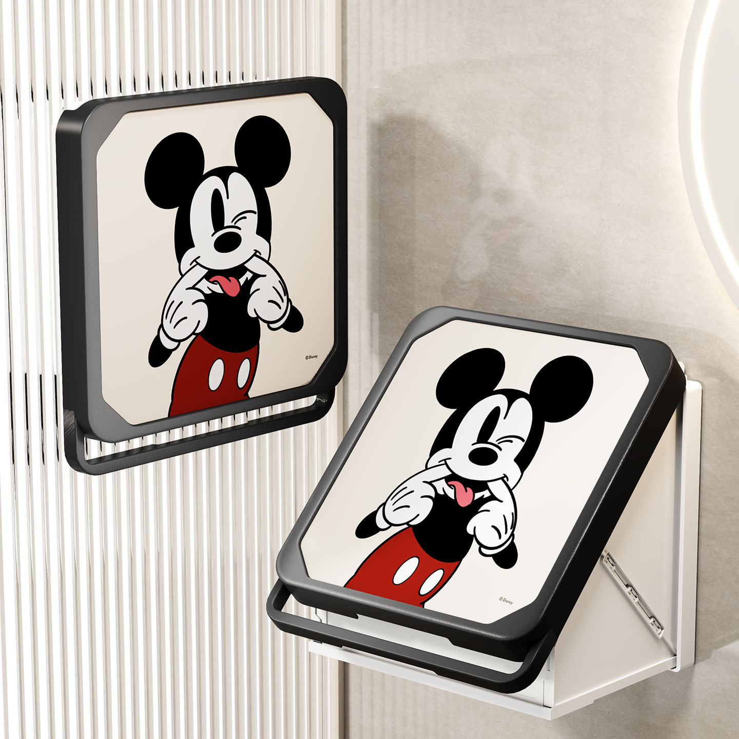 可折叠浴室壁画收纳箱浴室放衣服神器卫生间墙上收纳洗澡置物架子