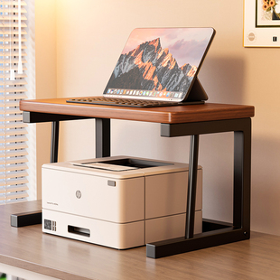 印表机置物架桌面可移动放影印机支架办公室桌上分层小型收纳层架