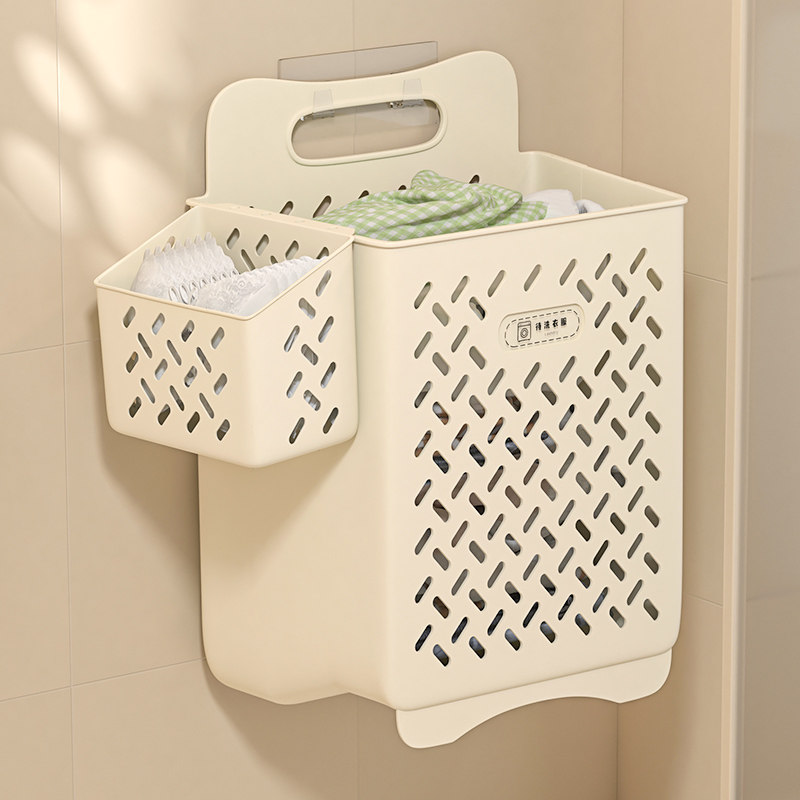 脏衣篓家用洗衣篮壁挂可折叠内衣裤脏衣篮卫生间洗澡浴室放衣神器,收纳整理,脏衣篮,淘宝优惠券,粉丝福利购,淘宝优惠卷