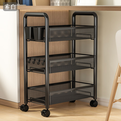 宿舍书桌下小推车置物架可移动