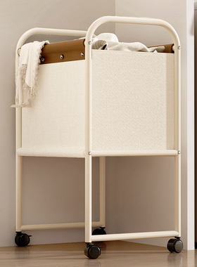 脏衣篓家用脏衣篮高颜值脏衣物收纳筐带轮衣服整理篮洗手间污衣篮