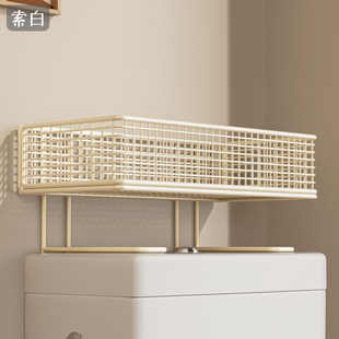 马桶上方置物架浴室厕所免打孔家用卫生间多功能洗手间用品储物架