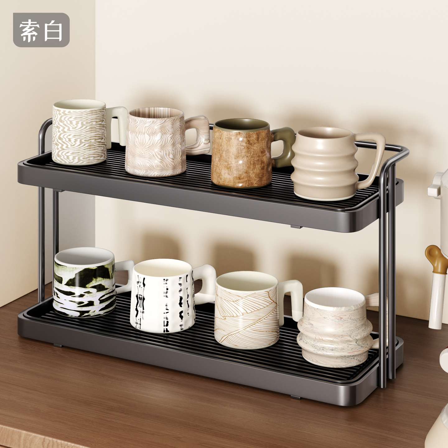 水杯架杯子收纳置物架高颜值轻奢