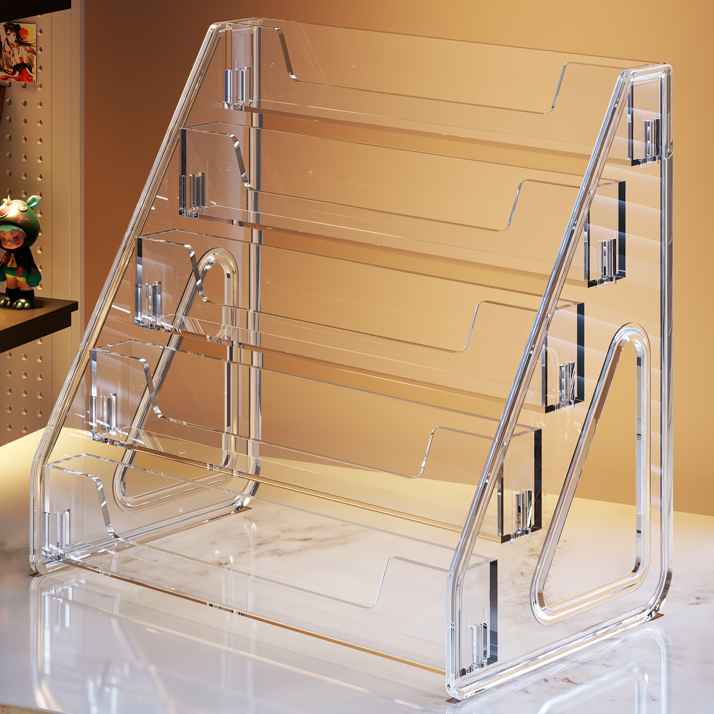 吧唧谷子展示架亚克力收纳盒