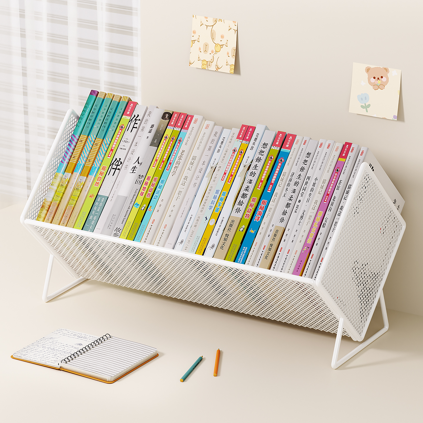 简易家用桌面书架置物架不占空间