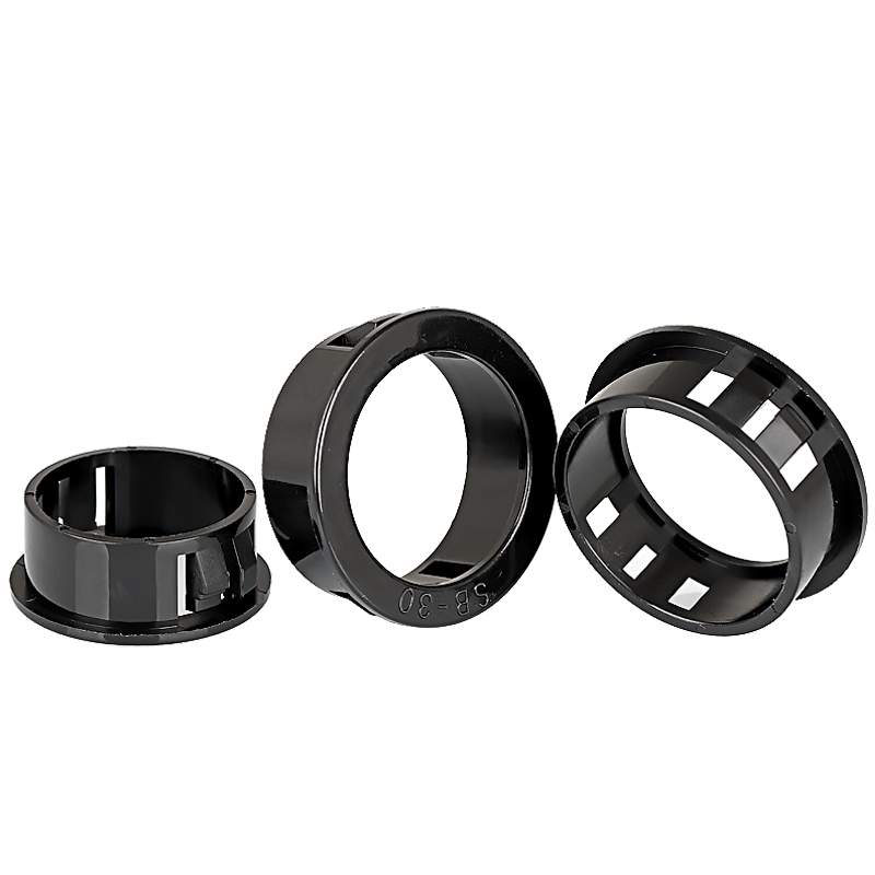 SB扣式护线圈尼龙塑料出线环过线圈开孔电线缆保护套密封圈卡扣式