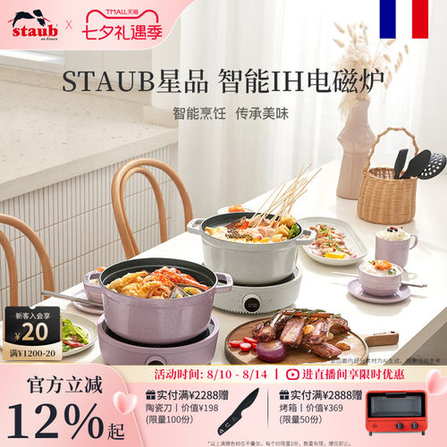 珐宝焖锅staub电磁炉铸铁