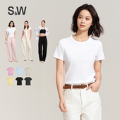 女款 小糯米直筒裤 T恤 SW速惟瘦瘦T短袖