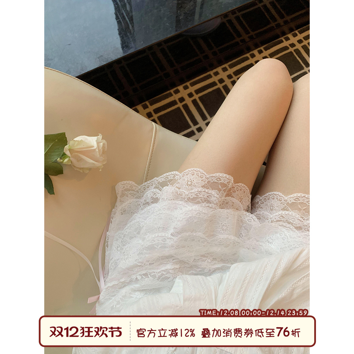 馨帮帮Homedress蝴蝶结安全裤女