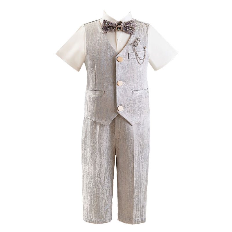男童西装套装礼服英伦风帅气花童西服/小西装