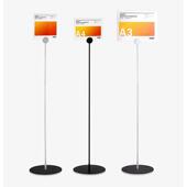 瑞普立式 广告牌商场海报展示牌超市餐厅门口立牌导向牌立地A4指引牌会议指示牌 展示牌展示架指示牌A3落地式