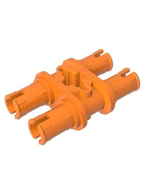 正版高砖积木零件GDS-868配件2栓带十字孔兼容32138小颗粒MOC拼插