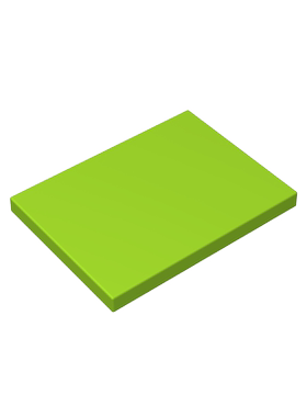 正版高砖积木零件GDS-90198配件3*4光面板兼容0小颗粒MOC拼插散件