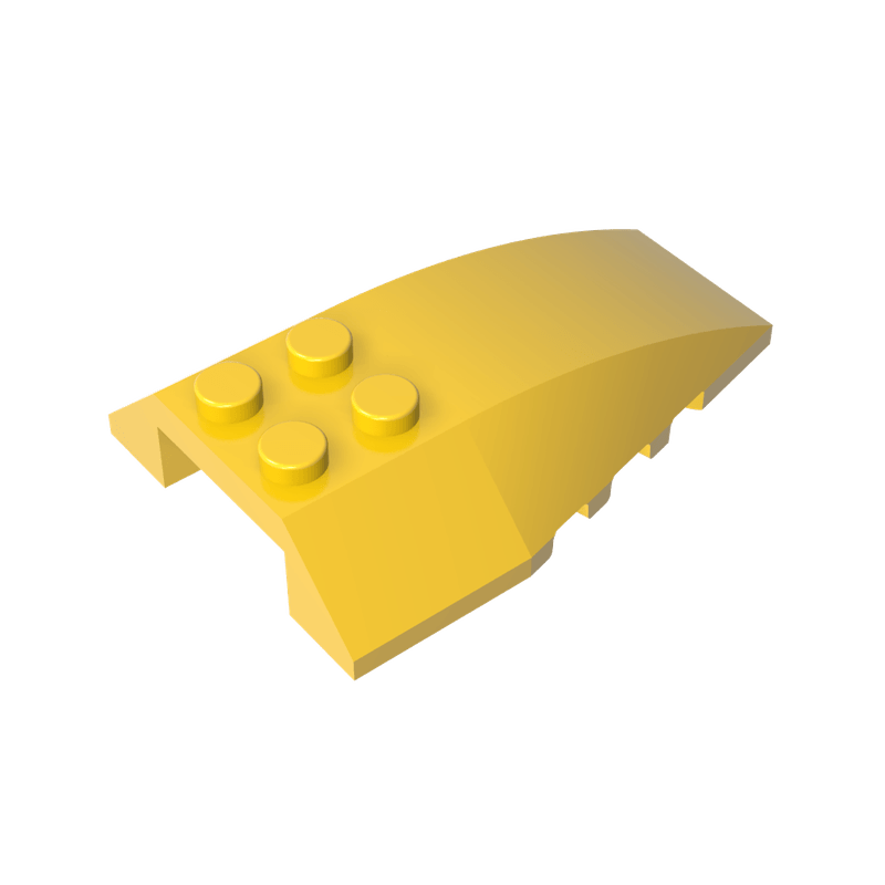 正版高砖积木零件GDS-898配件4x6兼容43712小颗粒MOC拼插散件