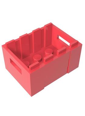 正版高砖积木零件GDS-1305配件3x4 大箱子兼容30150小颗粒MOC拼插