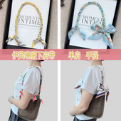 伊芙琳肩带evelyn背带原创设计手工制作丝巾单肩腋下丝巾鞭子包带