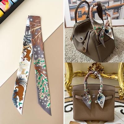 绑包丝巾手柄飘带装饰