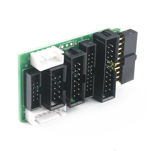 多功能JTAG转接板7接口支持jlink v8 v9 ulink2 stlink arm stm32