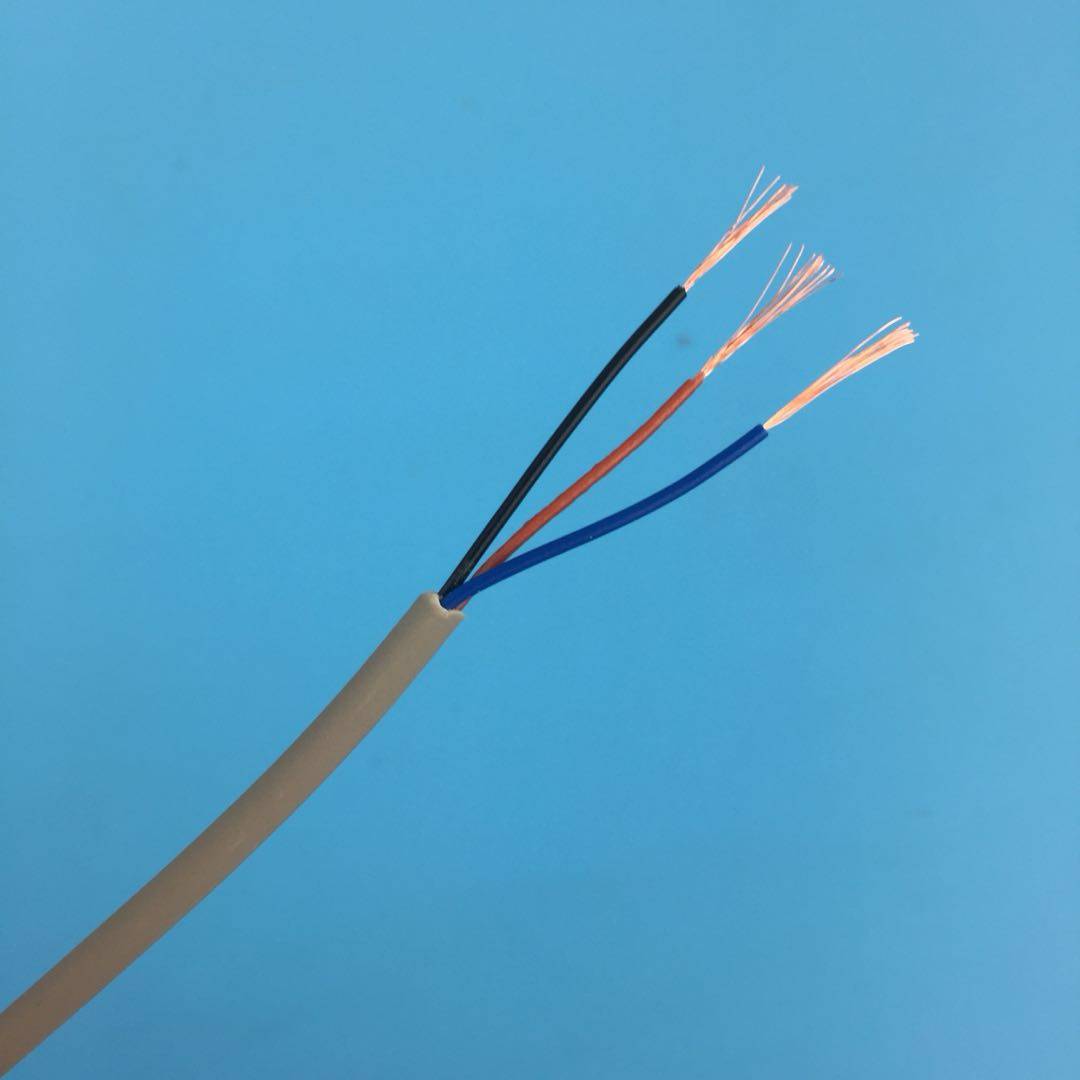 接近开关信号线三芯TRVV棕蓝黑护套3*0.15传感器延长感应软线电缆