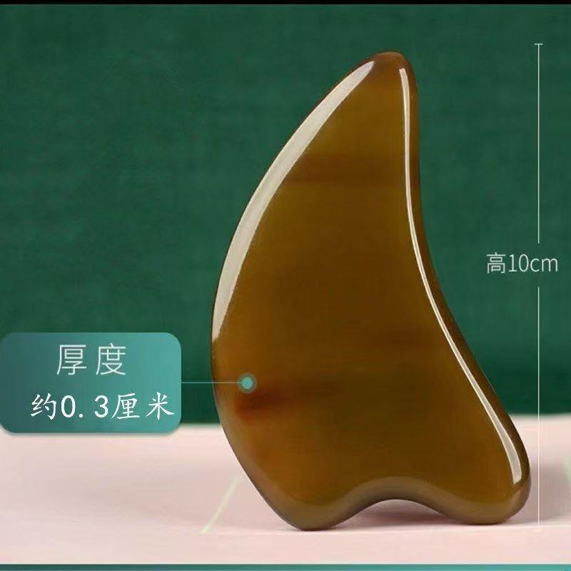 正品牛角刮痧板脸部眼部按摩拨筋棒颈部背部刮痧疏通经络神器通用