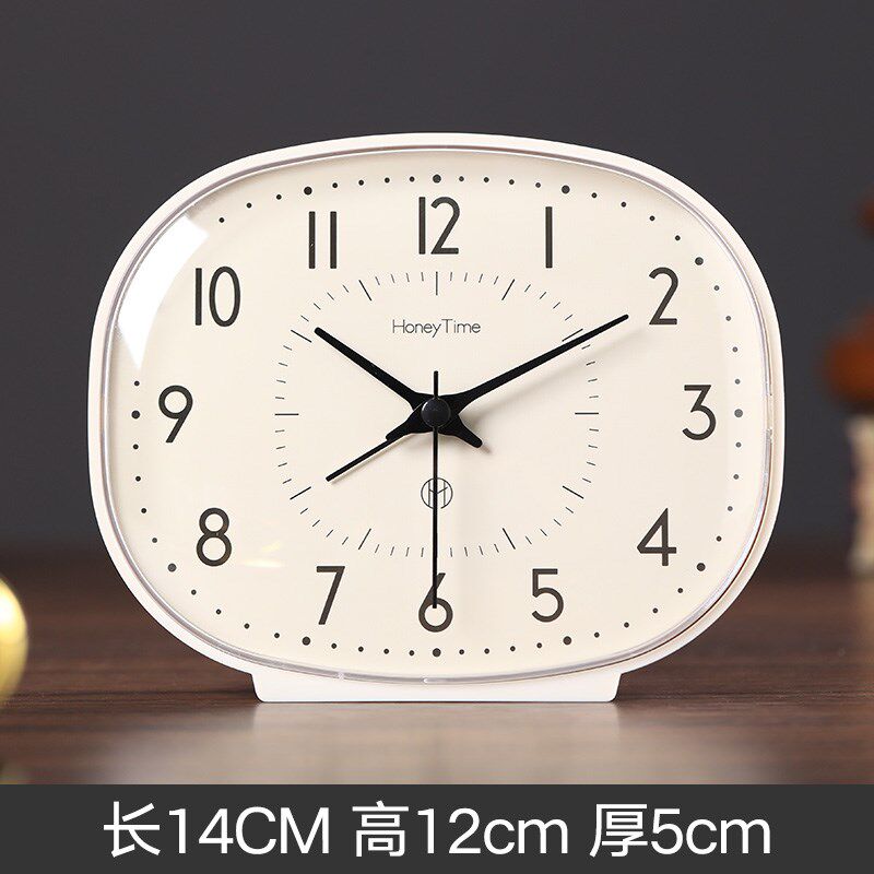座钟复古摆放式桌面时钟静音学生钟表床头小闹钟老人专用老式台式