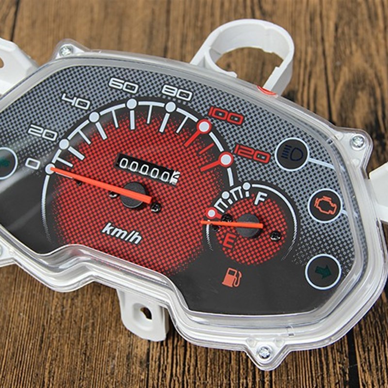 踏板摩托车新款喜悦WH100T-M/N仪表总成 里程表油量计速度表包邮