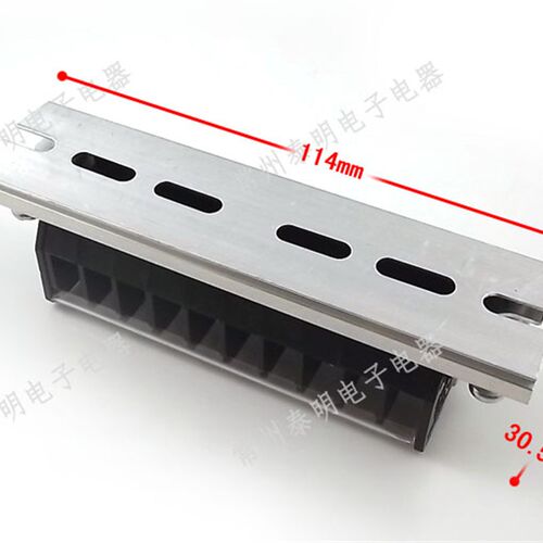 电箱TD-1510卡导轨组合式电线接线端子排连接器接插件15A 10位组