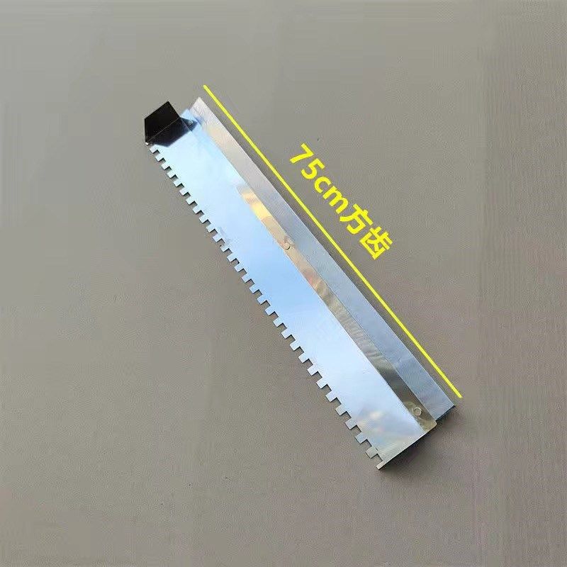 瓷砖薄贴神器不锈钢加长锯齿抹子瓦工抹灰刀泥工拉槽大板铺贴抹子,特色手工艺,其他特色工艺品,淘宝优惠券,粉丝福利购,淘宝优惠卷