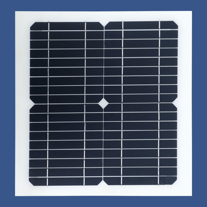 太阳能发电板10W18V/20W18V/单晶PET电池板充12UV电瓶路灯监控家