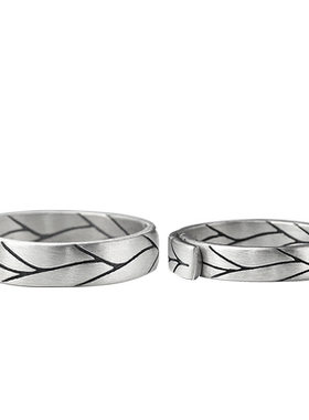 梦卡妮s925银指环纯银复古文艺