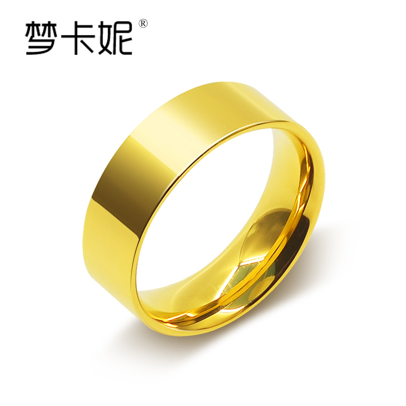 钨钢单身风刻字戒指