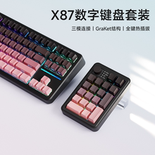 前行者X87/NK20PAD无线蓝牙数字小键盘女生办公台式电脑通用侧刻